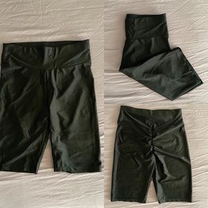New mix black biker shorts